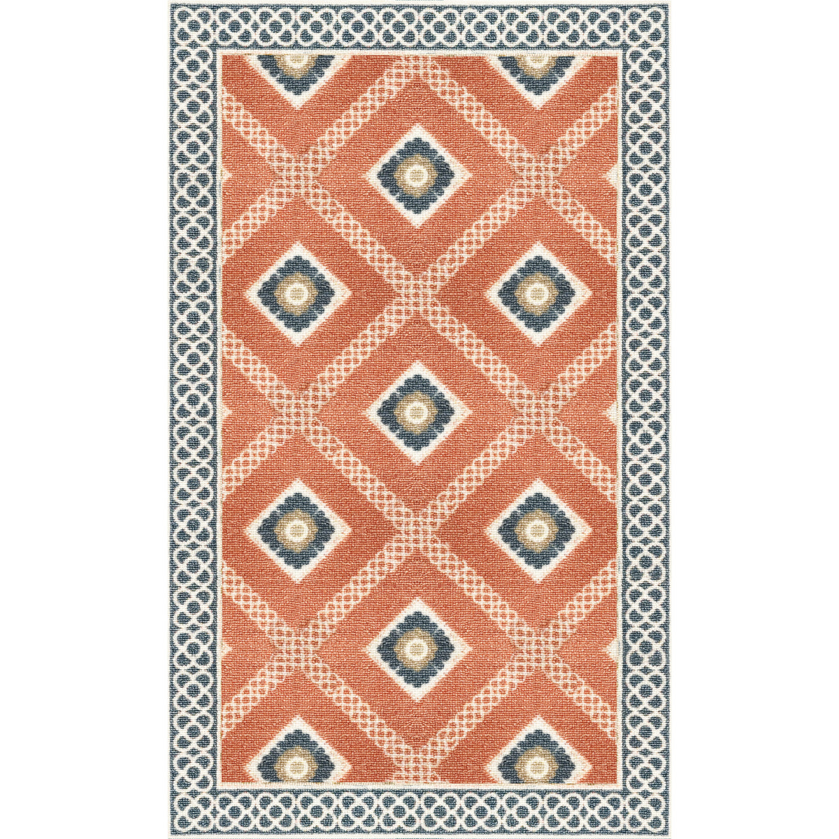 Annie Large Scale Coral Area Rug Mirth Studio
