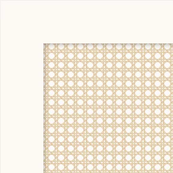 Cane Cabinet Decals | Natural