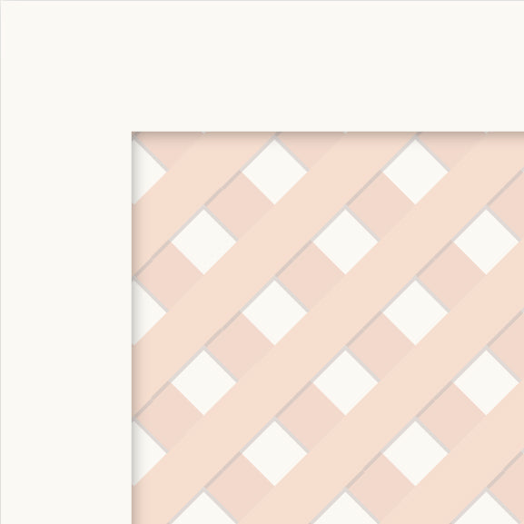 Lattice Cabinet Decals | Pink
