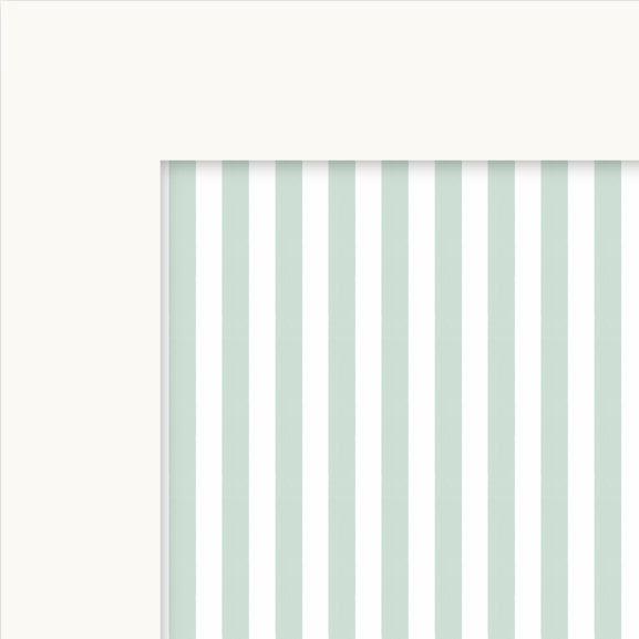 Striped Cabinet Decals | Mint