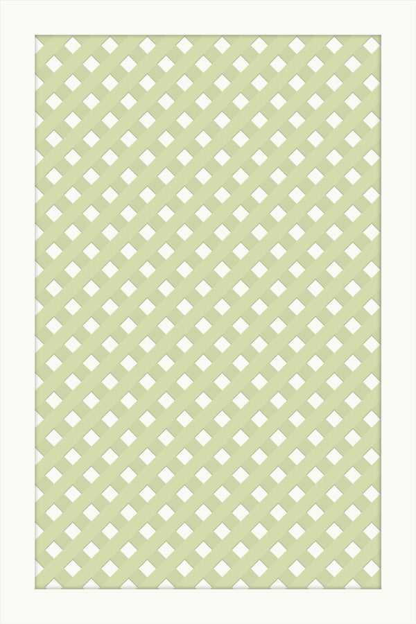 Lattice Cabinet Decals | Green