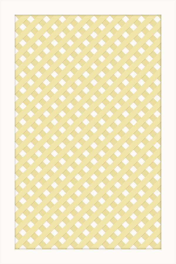 Lattice Cabinet Decals | Yellow