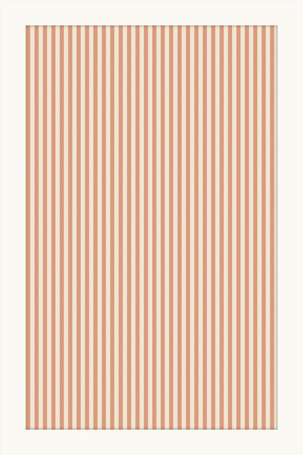 Striped Cabinet Decals | Terracotta