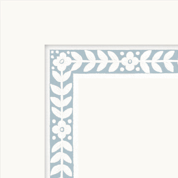 Botanical Cabinet Borders | Blue