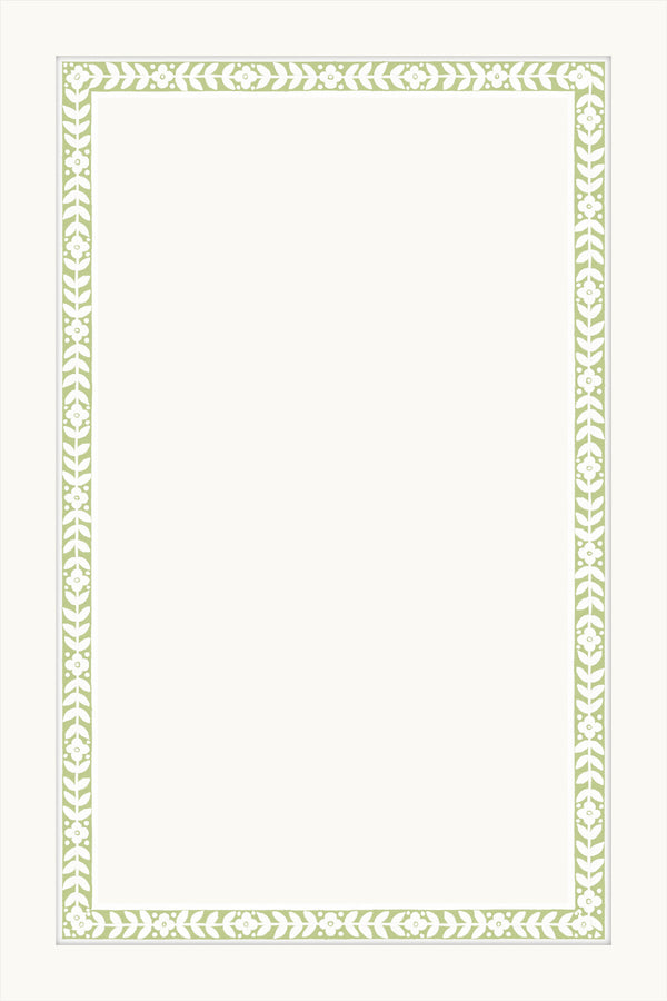 Botanical Cabinet Borders | Green
