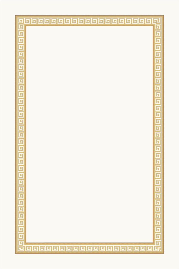 Greek Key Cabinet Borders | Natural
