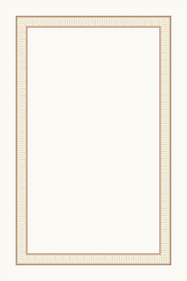 Greek Key Cabinet Borders | Terracotta
