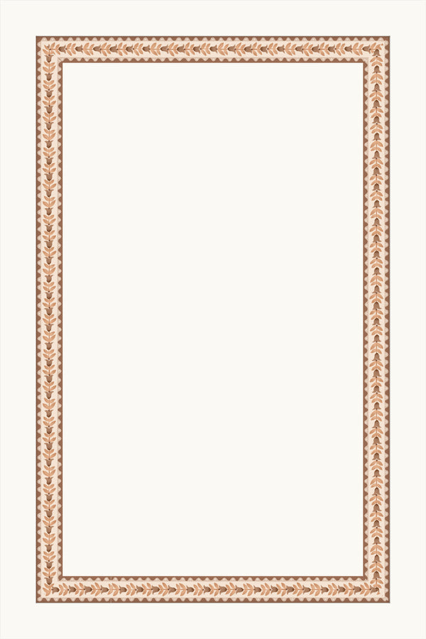 Floral Cabinet Borders | Terracotta