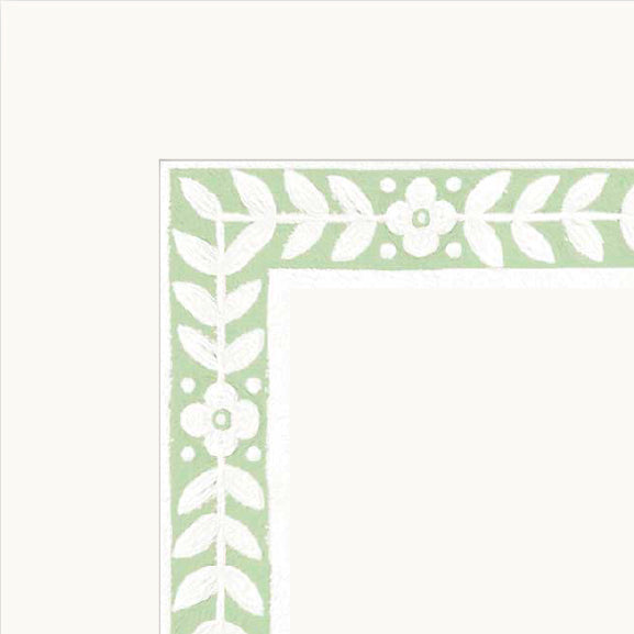 Botanical Cabinet Borders | Mint