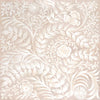 Virginia ceramic tile on 8x8" matte tile with light pink background and white florals